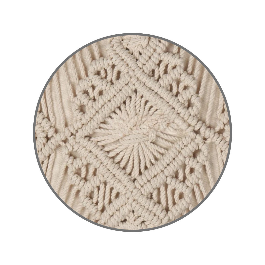 Stylish Macrame Decorative Pillow Case